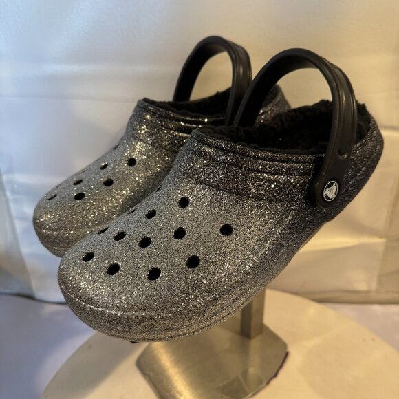 Crocs Unisex-Adult Classic Lined Glitter Clog new - Picture 1 of 8